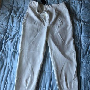 NWT White Full Length Slack Size 8